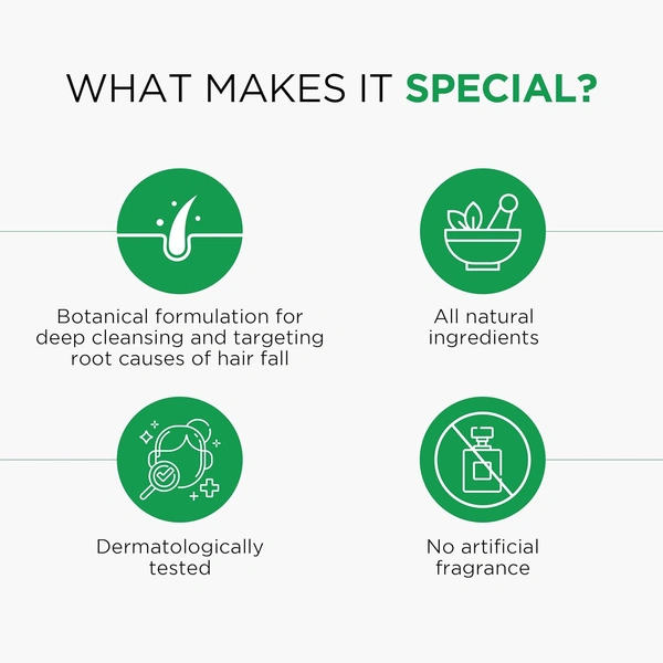 Oshea Herbals Amlacare Hairfall Control Shampoo 300ml | With Amla & Aloe Vera Extracts | Strengthens Roots, Reduces Hairfall & Dandruff | Herbal Daily Care for Men & Women