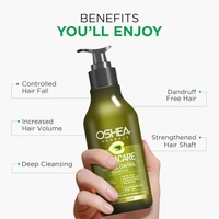 Oshea Herbals Amlacare Hairfall Control Shampoo 300ml | With Amla & Aloe Vera Extracts | Strengthens Roots, Reduces Hairfall & Dandruff | Herbal Daily Care for Men & Women
