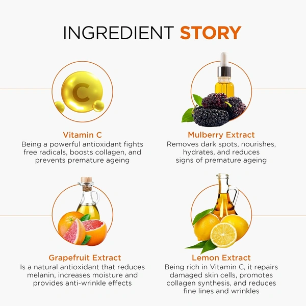 Oshea Herbals Brightening & Illuminating Foaming Facewash 150ml | Vitamin C & Grapefruit Extract | Removes Impurities, Deep Cleansing, Radiant Glow for All Skin Types