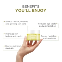 Oshea Herbals Brightening & Skin Illuminating Face Cream 50g for All Skin Types | Hydrating Formula with Vitamin C & Mulberry Extract | Fades Age Spots, Evens Tone & Refines Texture