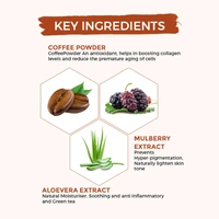 Oshea Herbals Cafeine Pro Coffee Face Mask 120g | Enriched with Coffee Seed Oil & Mulberry Extracts | Removes Dead Cells, Excess Oil, Brightens & Purifies Skin