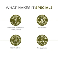 Oshea Herbals Natural Hair Growth Shampoo 300ml | With Onion Bulb & Ginger Extract | Controls Hairfall, Deep Nourishment & Promotes Healthy Hair Growth | Men & Women