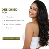 Oshea Herbals Natural Hair Growth Shampoo 300ml | With Onion Bulb & Ginger Extract | Controls Hairfall, Deep Nourishment & Promotes Healthy Hair Growth | Men & Women