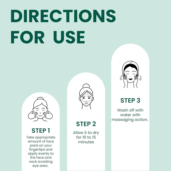 Oshea Herbals Papayaclean Anti Blemish Face Pack for All Skin Types 100g | Cleansingh & Purrification | Gives Flawless Complexion | Reduces breakouts | Prevents acne & irritation