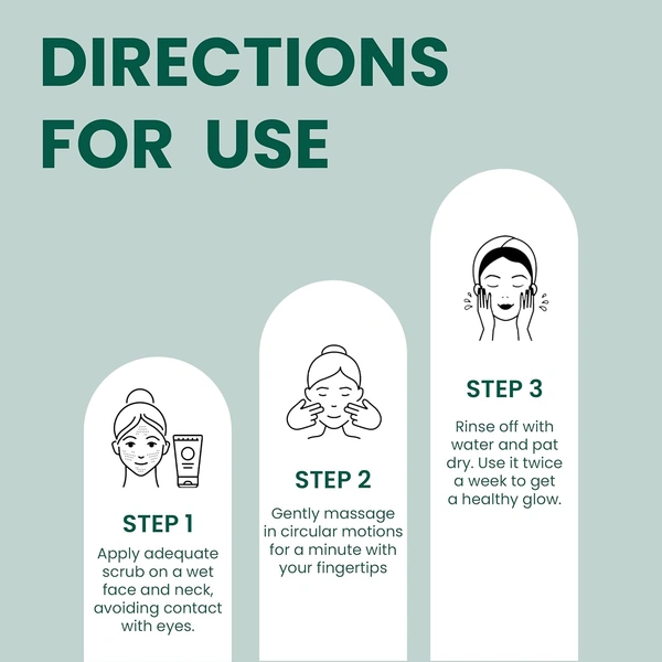 Oshea Herbals Papayaclean Anti Blemish Face Scrub 100g | De-pigmentation | Lighten Blemish | Deep Exfoliates | Remove impurities