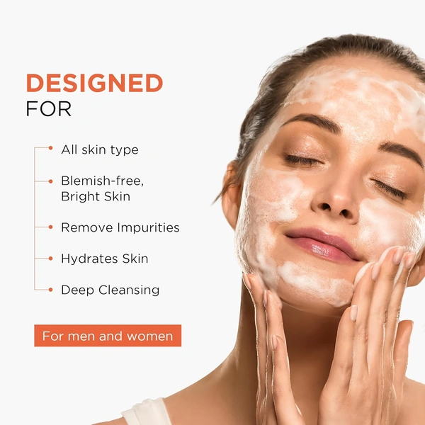 Oshea Herbals Papayaclean Anti Blemishes Face Wash 50gm | Enriched with Papaya & Vitamin E | Removes dark spost, Reduces Blemishes & Pigmentation For All Skin Types