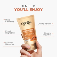 Oshea Herbals Papayaclean Anti Blemishes Face Wash 150gm | Enriched with Papaya & Vitamin E | Removes dark spost, Reduces Blemishes & Pigmentation For All Skin Types