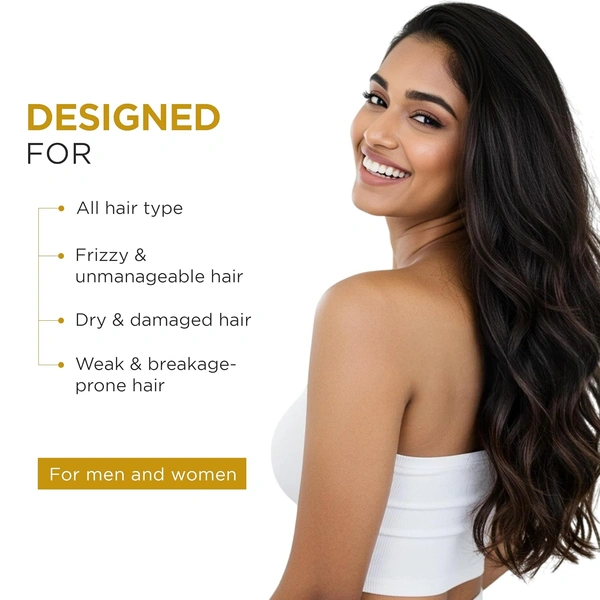 Oshea Herbals Rice Water Nourishing Shampoo 300 ml Enriched with Niacinamide, Oatmeal & Rice Water for Stronger, Smoother Hair | Deep Hydration & Repair| Controls Hair Breakage