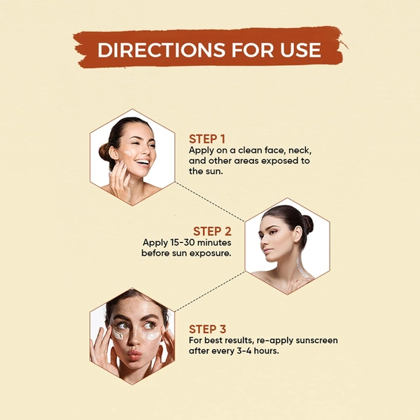 Oshea Herbals UVShield Mattifying Gel Cream SPF 45, 120gm with PA+++ | Broad-Spectrum UVA & UVB Protection | Lightweight, Oil-Free, Water-Resistant Formula | Shine-Free Finish