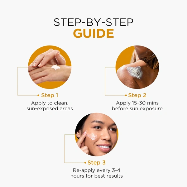 Oshea Herbals UVShield Sun Block Formula SPF 50, 120gm with PA+++ | Broad-Spectrum UVA & UVB Protection | Lightweight & Water-Resistant | Matte Finish & Non-Greasy Formula