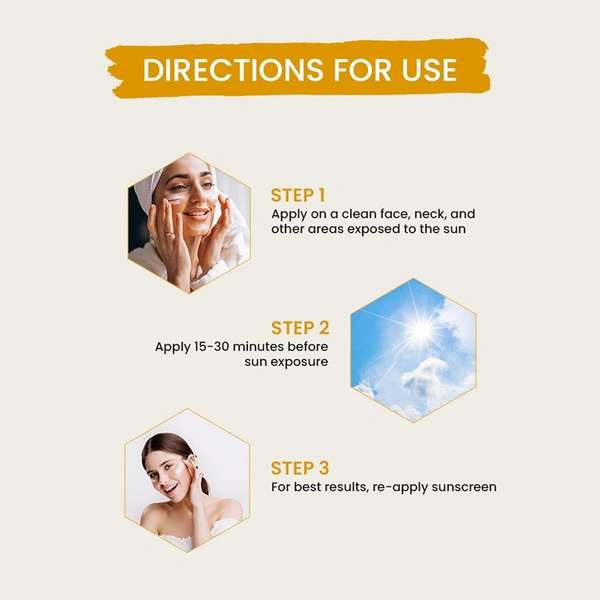 Oshea Herbals UVShield Sun Block Mattyfying Cream SPF 40, 120g | Broad-Spectrum UVA & UVB Protection | Oil-Free, Lightweight, Non-Greasy Formula | Hydrating & Tan Protection