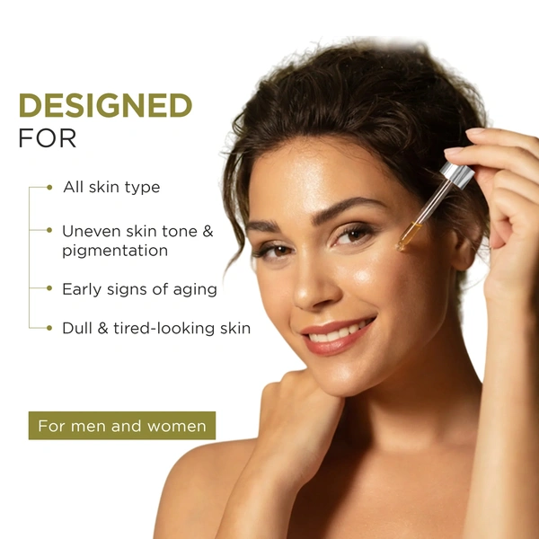 Oshea Herbals Vitamin C Brightening & Illuminating Skin Serum 120ml | Hydrates, Reduces Dark Spots & Revives Dull Skin | Enriched with Vitamin C & Natural Extracts