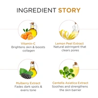 Oshea Herbals Vitamin C Brightening & Illuminating Skin Toner 120ml | With Lemon Peel Extract & Vitamin C | Purifies, Refreshes, Balances pH & Restores Radiant Skin