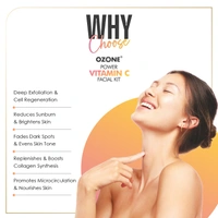 Ozone Beauty Ozone Radiance Vitamin C Facial Kit | Brightening & Revitalizing Facial Care | Infused with Vitamin C for Glowing, Even-Toned & Youthful Skin | Ideal for All Skin Types