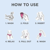 Pee Safe Reusable Menstrual Cup (Small Size) with Pouch | Microwavable & BPA-Free | 100% Medical Grade Silicone | Leak-Proof Protection & Comfortable Fit