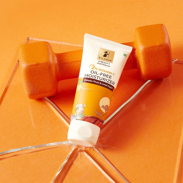 Pilgrim 2% Vitamin C Oil-Free Moisturizer, 50.0g | Brightens Skin, Hydrates, and Reduces Dark Spots with a Lightweight, Non-Greasy Formula.