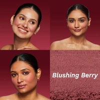 Pilgrim 2-IN-1 Blush Duo Shade Berry Beat � 03, 9g | Buildable Pigment, Blends Seamlessly for a Soft, Natural Flush of Color.