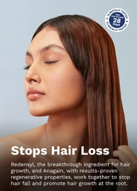 Pilgrim 3% Redensyl + 4% Anagain Hair Growth Serum, 50ml | Boosts Hair Growth, Reduces Hair Fall, and Strengthens Hair for Thicker, Healthier Strands.