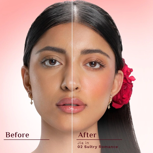 Pilgrim 3-in-1 Face Palette 12g Sultry Romance -02 | Blush, Highlighter & Contour Makeup Kit | Highly Pigmented, Long-Lasting | Perfect for All Skin Tones |