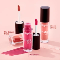 Pilgrim 3-in-1 Insta Tint - 2.5g | Multi-purpose Lip, Cheek & Eye Tint | With Goodness Of Spanish Squalane, Almond Oil, Avocado Oil And Macadamia Nut Oil | Lightweight | Long-lasting & Buildable Color | Natural Glow | Perfect for All Skin Tones | (The Brown Trend -03)