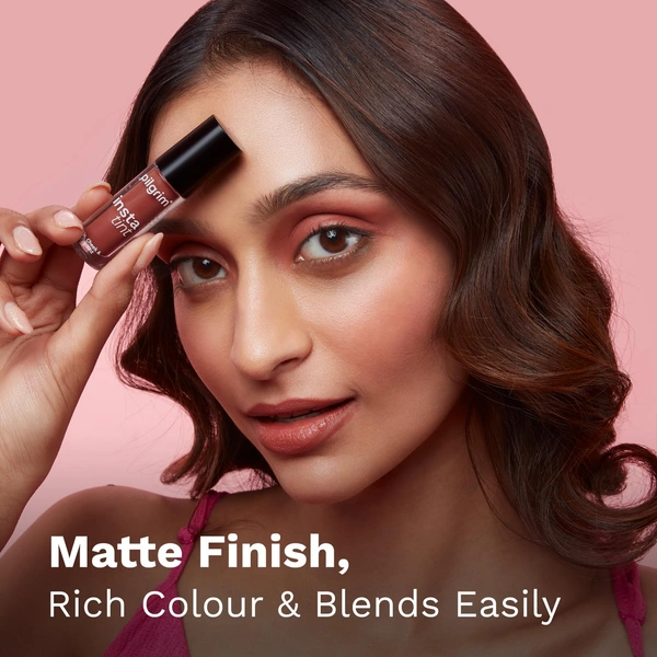 Pilgrim 3-in-1 Insta Tint - 2.5g | Multi-purpose Lip, Cheek & Eye Tint | With Goodness Of Spanish Squalane, Almond Oil, Avocado Oil And Macadamia Nut Oil | Lightweight | Long-lasting & Buildable Color | Natural Glow | Perfect for All Skin Tones | (The Brown Trend -03)