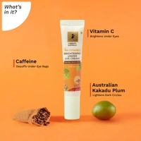 Pilgrim 4% Vitamin C Brightening Under Eye Cream 15ml | With Caffeine & Kakadu Plum | Reduces Dark Circles, Puffiness & Fine Lines | Hydrating, Lightweight & Fast-Absorbing | For All Skin Types