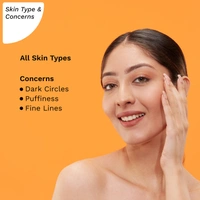 Pilgrim 4% Vitamin C Brightening Under Eye Cream 15ml | With Caffeine & Kakadu Plum | Reduces Dark Circles, Puffiness & Fine Lines | Hydrating, Lightweight & Fast-Absorbing | For All Skin Types