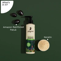 Pilgrim Amazonian Patua Hair Smoothing Shampoo with Keratin, 200ml | Cleanses, Smoothes Frizz, and Enhances Hair�s Texture for a Sleek, Shiny Look.