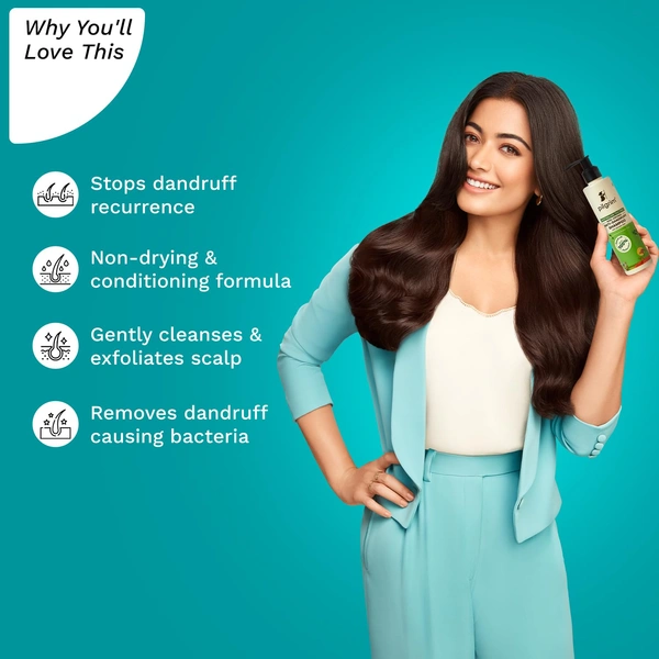 Pilgrim Australian Tea Tree Non-Drying Anti-Dandruff Shampoo 200ml | Gentle Cleanse, Controls Flakes, and Soothes Itchy Scalp for Healthier Hair.