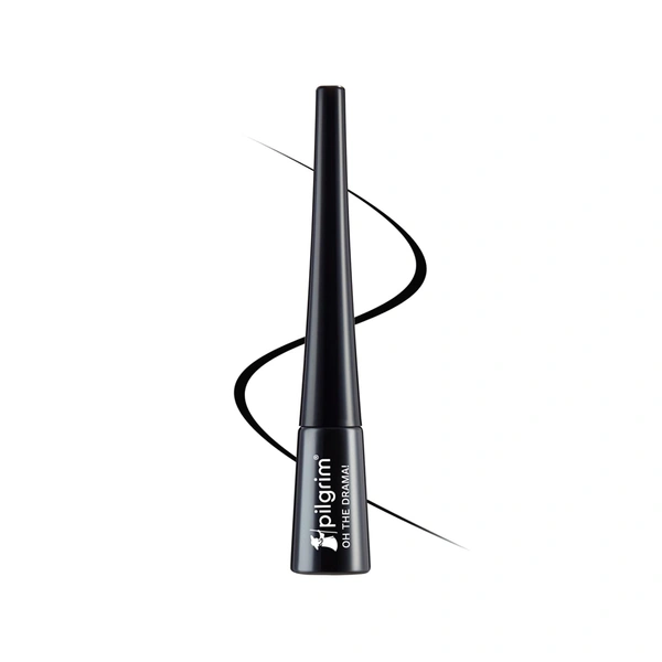 Pilgrim Black Scandal Liquid Eyeliner 3.50ml | Highly Pigmented, Smudge-Proof Formula with a Precision Tip for Bold, Dramatic Eye Looks That Last All Day.
