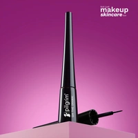 Pilgrim Black Scandal Liquid Eyeliner 3.50ml | Highly Pigmented, Smudge-Proof Formula with a Precision Tip for Bold, Dramatic Eye Looks That Last All Day.