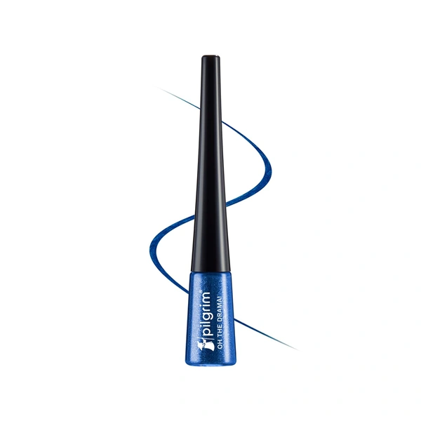 Pilgrim Blue Rebel Metallic Eyeliner 3.50ml | Intense Pigment, Long-Wearing Formula, and Smooth Application for a Vibrant, Eye-Catching Look.