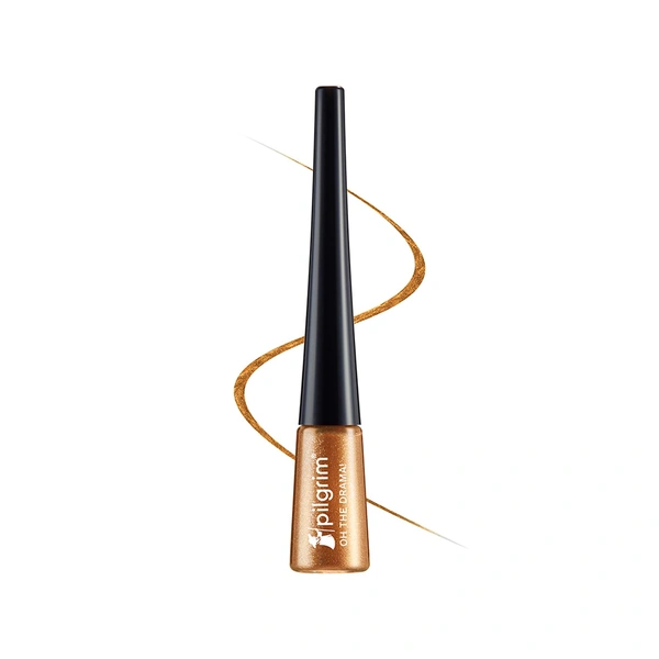 Pilgrim Boldly Bronze Metallic Eyeliner 3.50ml | Metallic Finish, Long-Lasting Formula for Stunning Eye Makeup Looks.