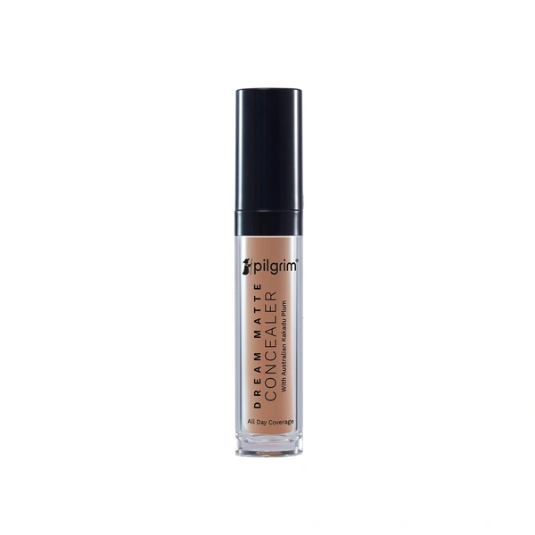 Pilgrim Dream Matte Liquid Concealer Ivory � 05, 7.3ml | Full Coverage, Lightweight Formula, Blends Seamlessly for a Flawless and Natural Finish.