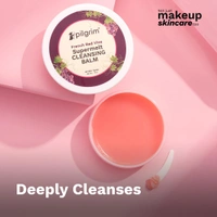 Pilgrim French Red Vine Supermelt Cleansing Balm - 50g | Makeup Remover Balm for Face | Melts Waterproof Makeup | Hydrates & Nourishes skin | Deep Cleanser | Non-stripping Cleansing Balm | For All Skin Types