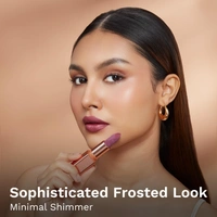 Pilgrim Glitter Lipstick Dubai luxury lifestyle - 03-Dubai gold 4.2g | Glitter-Infused Matte Finish | Enriched with Vitamin E & Olive Oil | Non-Drying & Long-Lasting | Suitable for All Skin Types