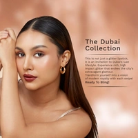 Pilgrim Glitter Lipstick Dubai luxury lifestyle 06- Chic Haseena 4.2g | Glitter-Infused Matte Finish | Enriched with Vitamin E & Olive Oil | Non-Drying & Long-Lasting | Suitable for All Skin Types