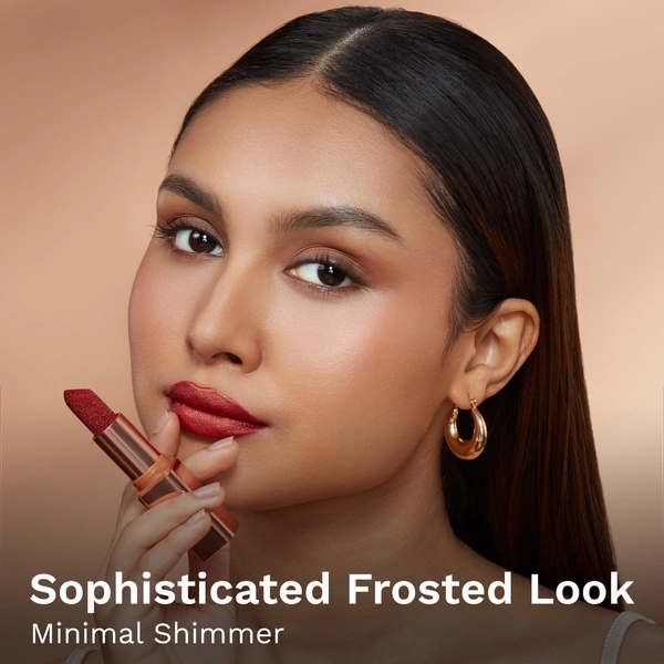 Pilgrim Glitter Lipstick Dubai luxury lifestyle 08-Her Highness 4.2g | Glitter-Infused Matte Finish | Enriched with Vitamin E & Olive Oil | Non-Drying & Long-Lasting | Suitable for All Skin Types