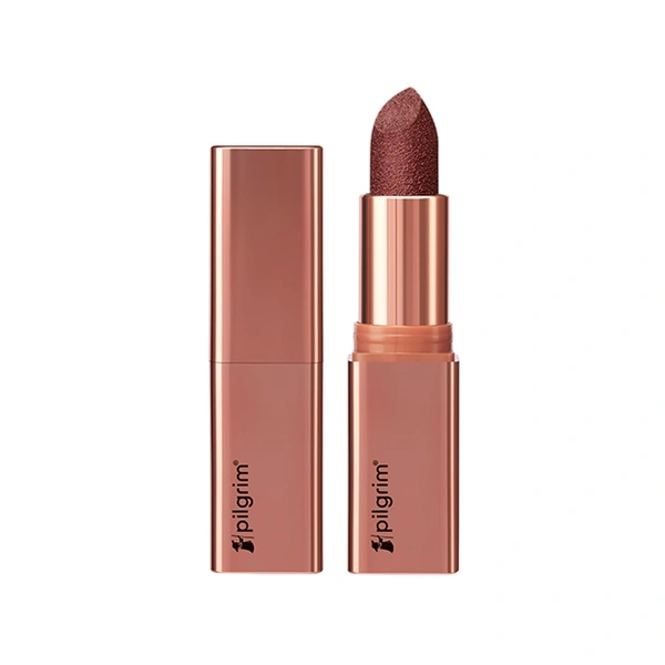 Pilgrim Glitter Lipstick Dubai luxury lifestyle - My Habibi 4.2g | Glitter-Infused Matte Finish | Enriched with Vitamin E & Olive Oil | Non-Drying & Long-Lasting | Suitable for All Skin Types