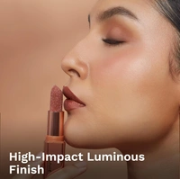 Pilgrim Glitter Lipstick Dubai luxury lifestyle - Royal Noor 4.2g | Glitter-Infused Matte Finish | Enriched with Vitamin E & Olive Oil | Non-Drying & Long-Lasting | Suitable for All Skin Types