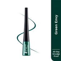 Pilgrim Green Envy Metallic Eyeliner 3.50ml | Highly Pigmented, Smooth Application for Bold, Vibrant Eye Looks.