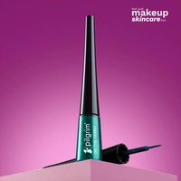 Pilgrim Green Envy Metallic Eyeliner 3.50ml | Highly Pigmented, Smooth Application for Bold, Vibrant Eye Looks.