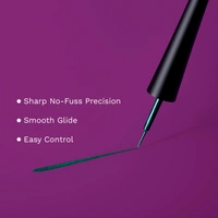 Pilgrim Green Envy Metallic Eyeliner 3.50ml | Highly Pigmented, Smooth Application for Bold, Vibrant Eye Looks.