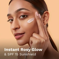 Pilgrim Illuminating Moisturizer 30ml Rosy Glow & SPF 15 | Hydrates, Brightens Skin, and Protects Against UV Rays, Giving a Natural Radiant Glow for Everyday Use.