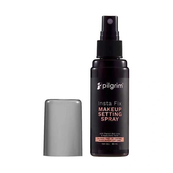 Pilgrim Insta Fix Makeup Setting Spray 60ml | Locks Makeup in Place, Hydrates Skin, and Provides a Fresh, Dewy Finish All Day.