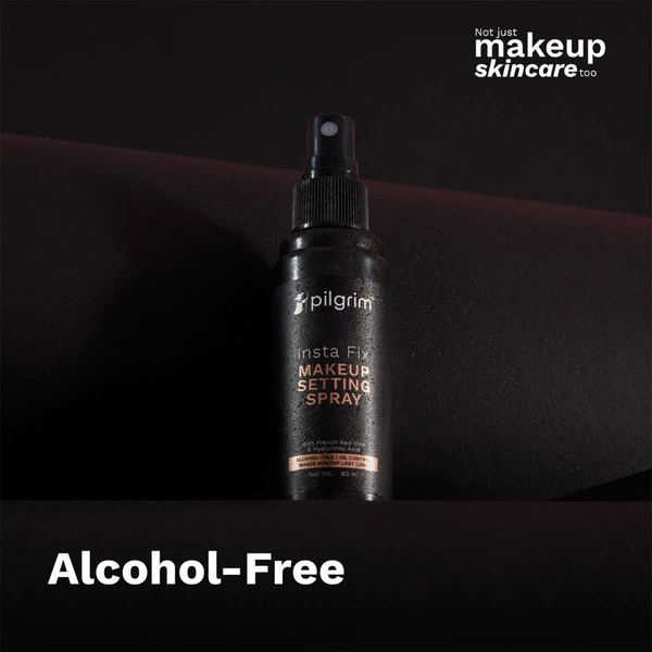 Pilgrim Insta Fix Makeup Setting Spray 60ml | Locks Makeup in Place, Hydrates Skin, and Provides a Fresh, Dewy Finish All Day.