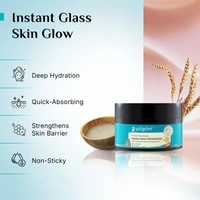 Pilgrim Korean Rice Water Hydra Glow Moisturizer 50g | With 5 Hyaluronic Acid & 3% Niacinamide | Hydrating, Brightening & Plumping Cream | Paraben-Free, Suitable for All Skin Types