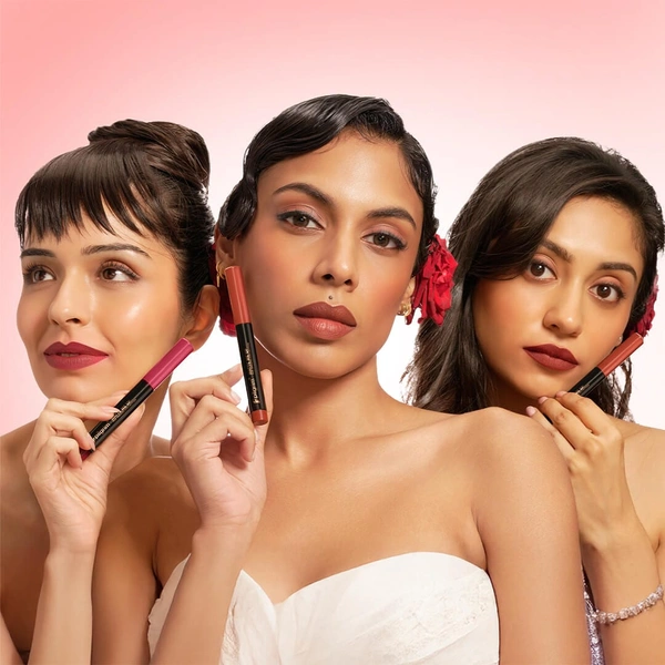 Pilgrim Lip Crayon 1.4g Matt Me Up The Spanish Collection Magical Mauve 13 | Ultra Smooth Velvet Matte, High Pigment, Long Wear Nude Lip Crayon