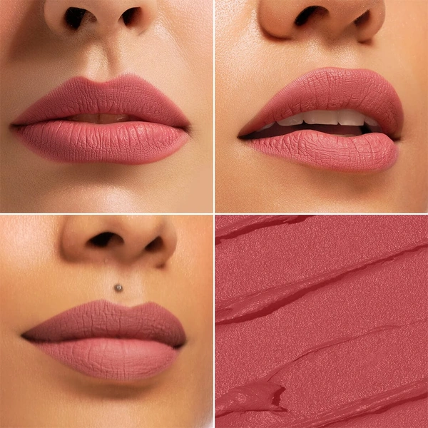 Pilgrim Lip Crayon 1.4g Matt Me Up The Spanish Collection Magical Mauve 13 | Ultra Smooth Velvet Matte, High Pigment, Long Wear Nude Lip Crayon