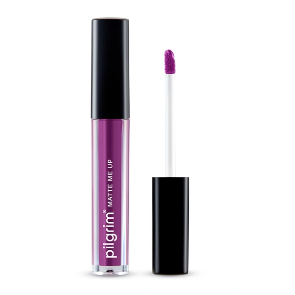 Pilgrim Liquid Matte Lipstick 14 Sizzlin Magenta| Bold, Vibrant | Long-Lasting & Transfer-Proof Formula | Stunning Matte Finish | Hydrating & Comfortable All-Day Wear